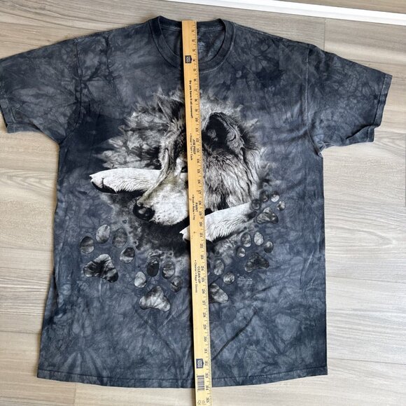 The‎ Mountain Wolf Wolves T-Shirt Short Sleeve Gray Black Tie Dye Mens 2XL Lot 2 - Picture 5 of 14